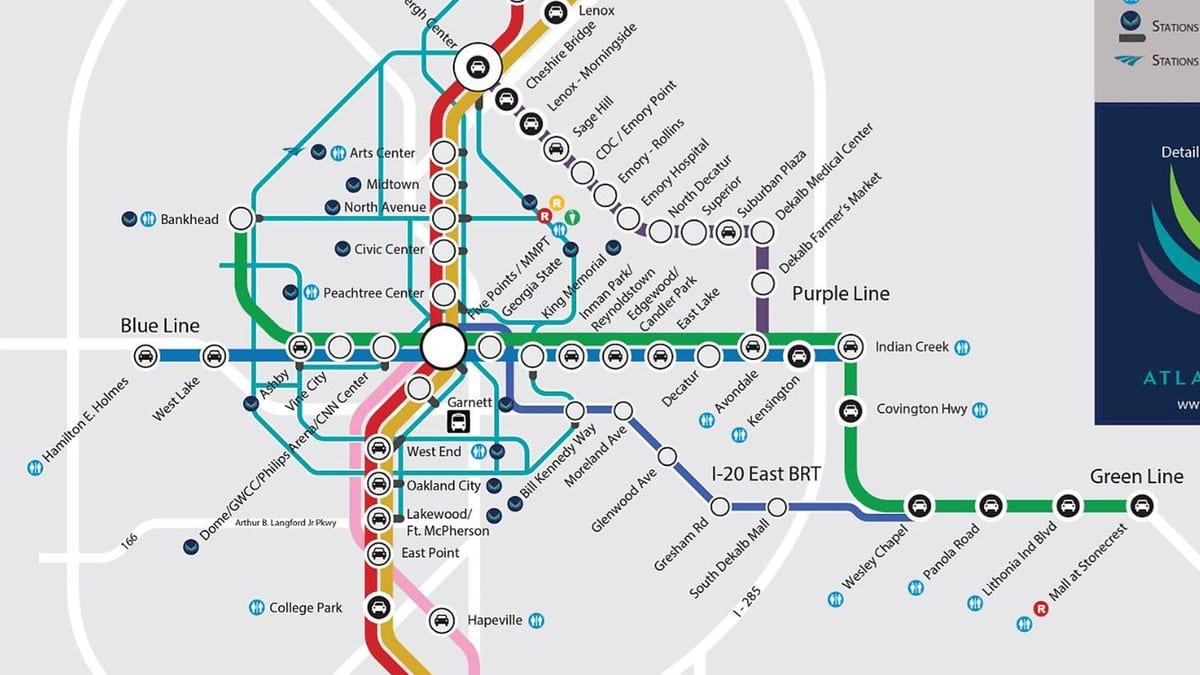 マルタ鉄道駅の地図