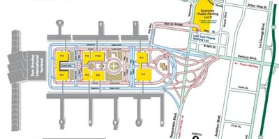 アトランタエアポートデルタ端末の地図