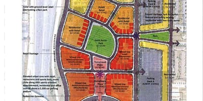 地図のターナー場駐車場