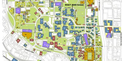 ジョージア工科大学地図